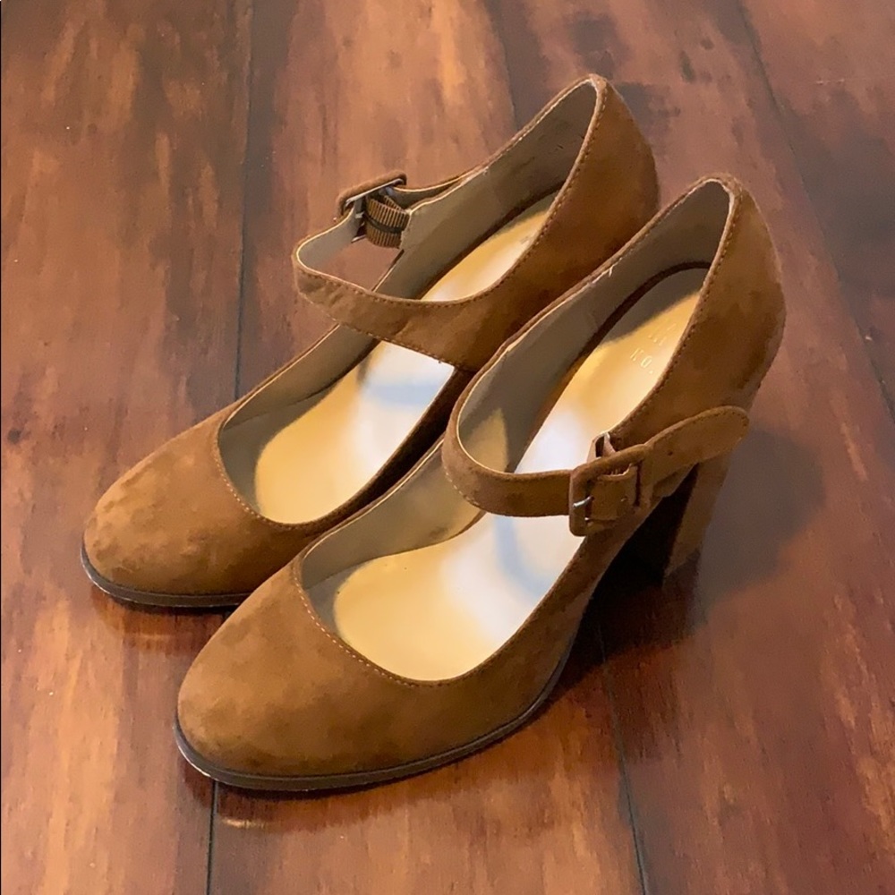 Mix no. 6 Light Brown Suede Heels